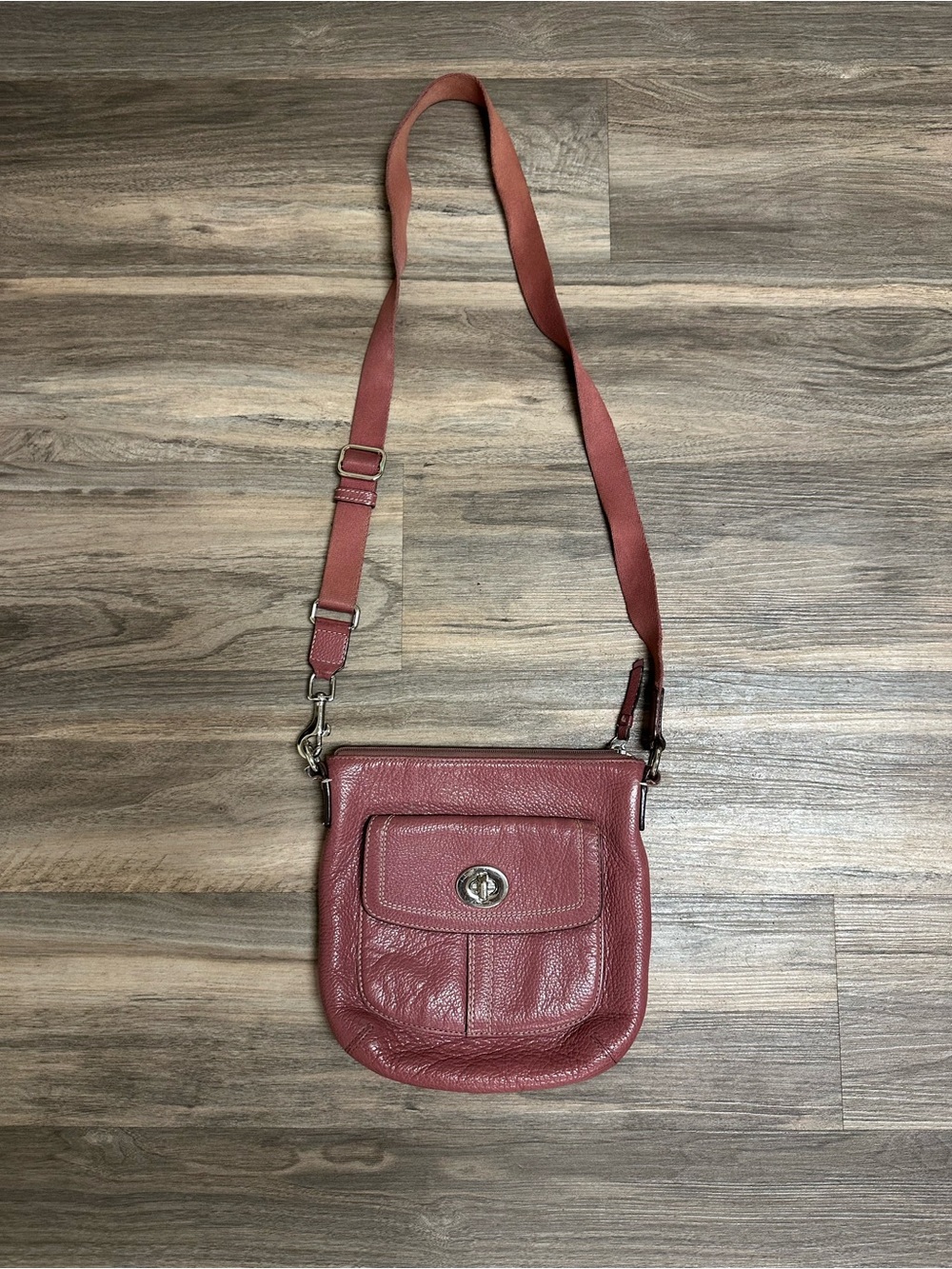 Coach Hamilton Pink Rose Crossbody Bag